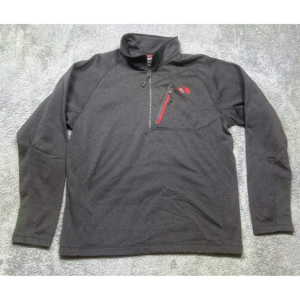 The‎ North Face Half Zip Pullover Men's L Black Canyonlands TNF Running Hiking